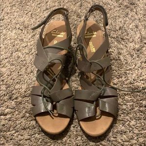 Clark’s wedges sandals